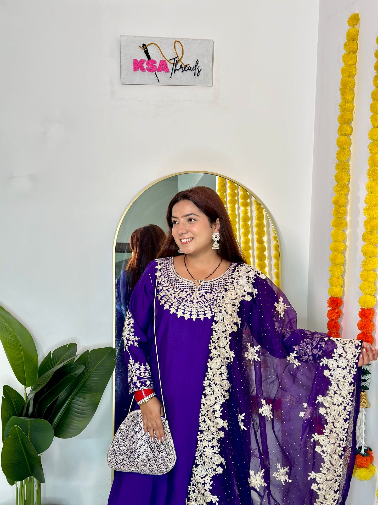 Festive Pant Suit w/ Dupatta