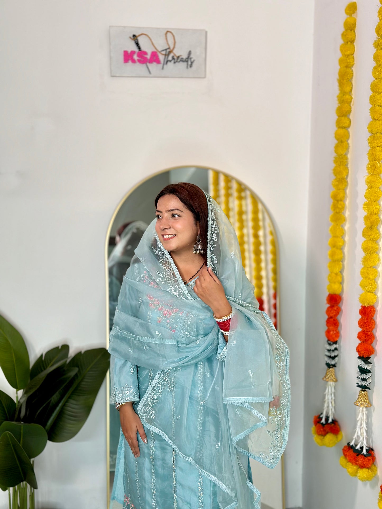 Pakistani Pastel Suit w/Dupatta