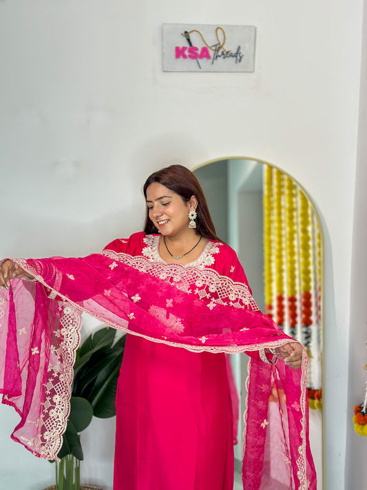 Festive Pant Suit w/ Dupatta